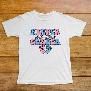 Keeper of The Gender Gender Reveal Graphic T Shirt